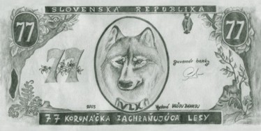 77 crown banknote